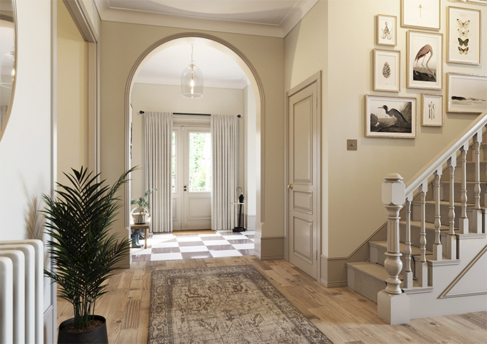 Emily Bond Oscar Stripe, Smoke - Made to Measure Curtains - Image 7